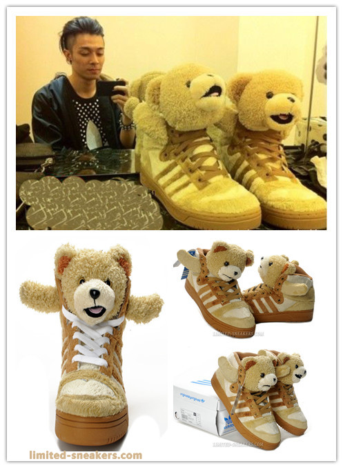 teddy bear shoes jeremy scott