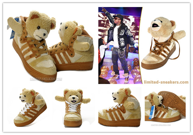 lil wayne adidas teddy bear shoes